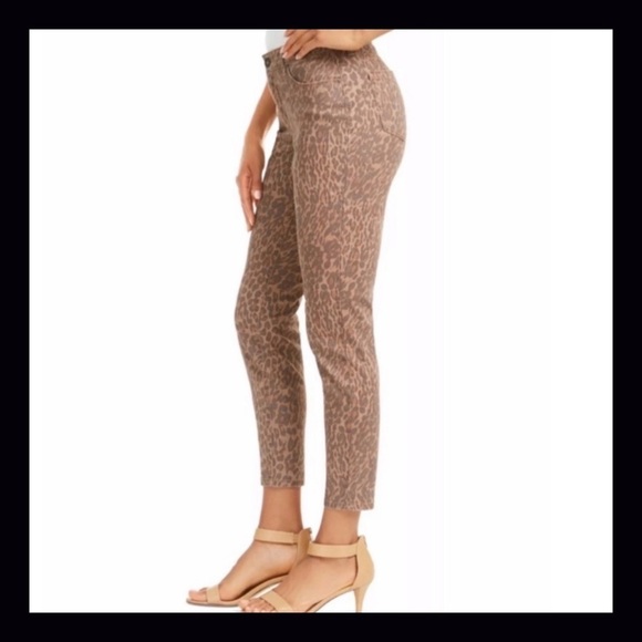 Style & Co Wild Puma Brown Mid Rise Curvy-Fit Skinny Jeans Size 16 - Picture 2 of 6